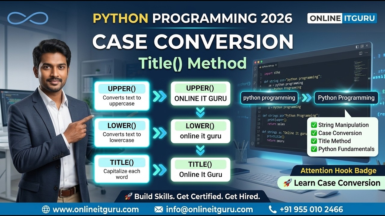 Основы Python 2026 | Введение в обработку строк и глобальные сообщества | OnlineITGuru