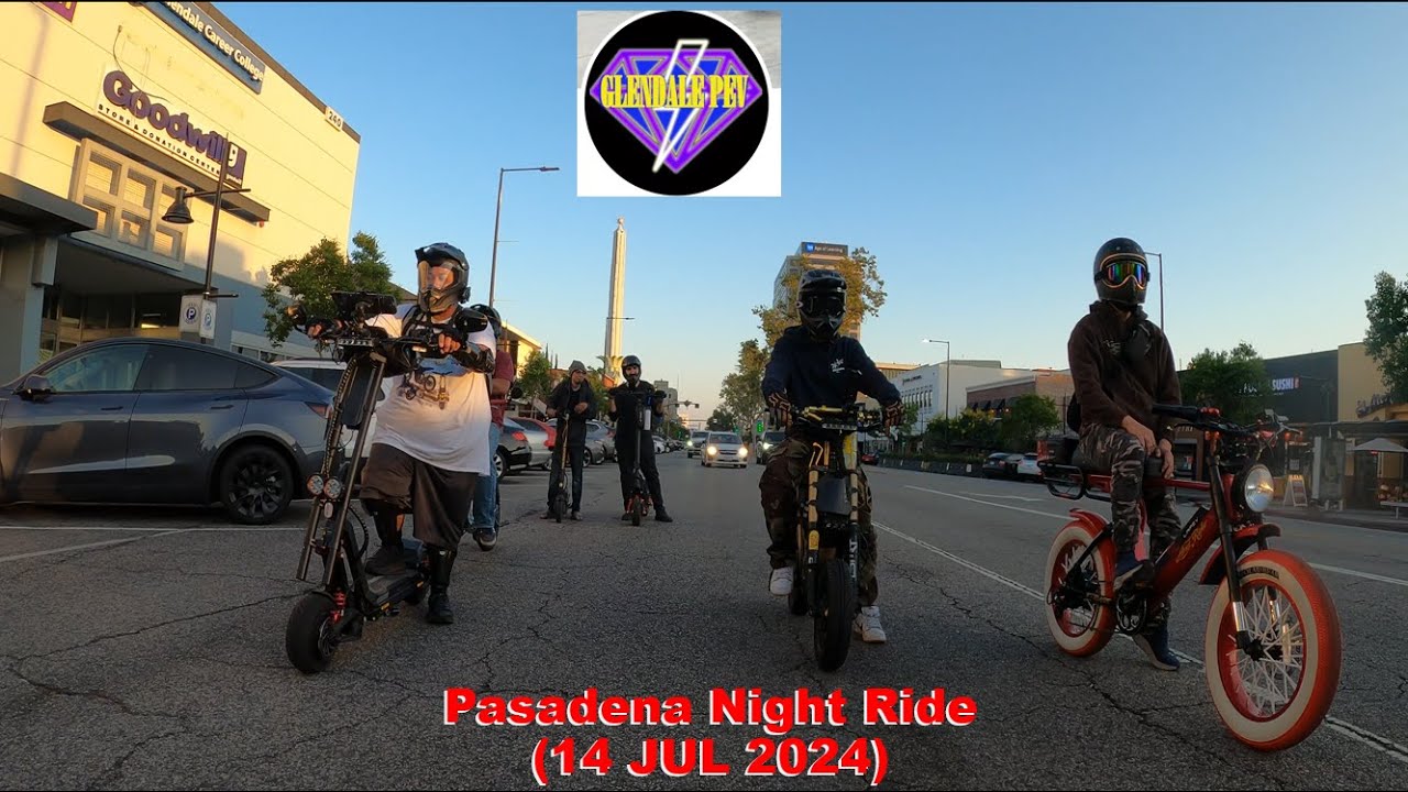 Glendale PEV - Night Ride to Pasadena