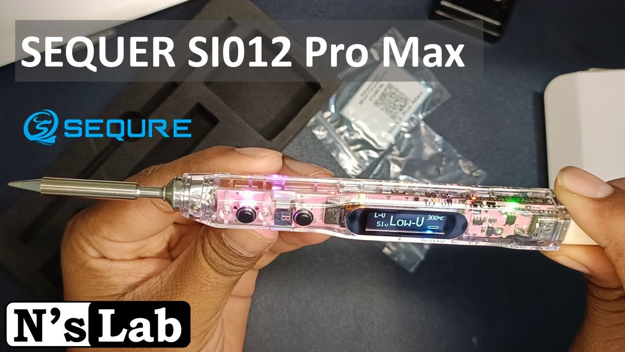 Unboxing of SEQUER SI012 Pro Max Portable OLED Soldering Iron