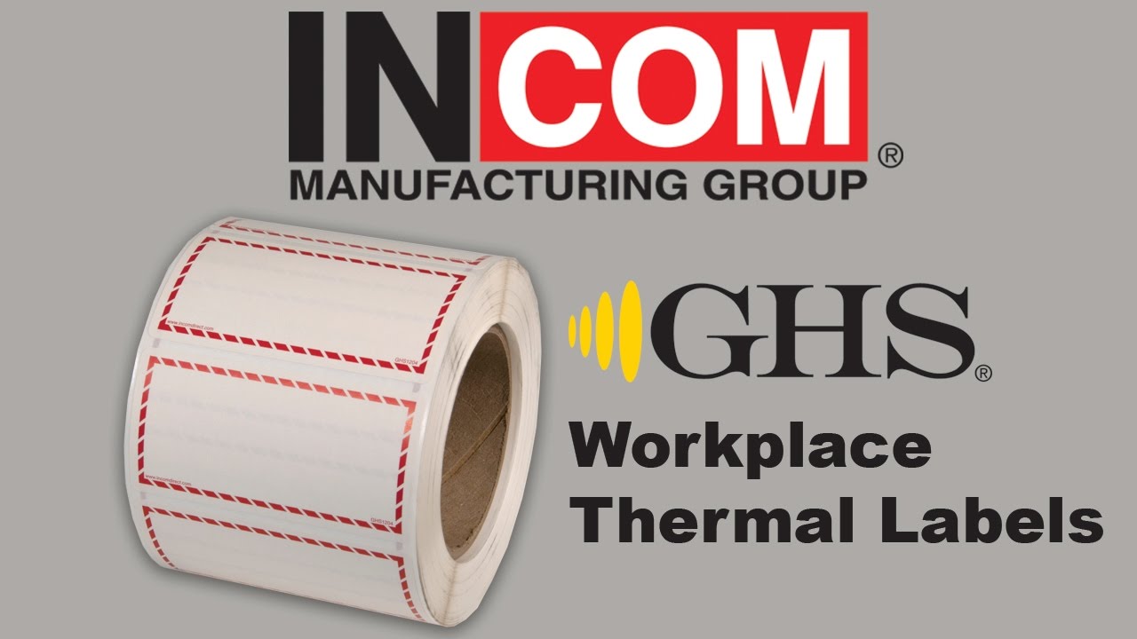 GHS: HazCom 2012 & WHMIS 2015 Workplace Thermal Labels