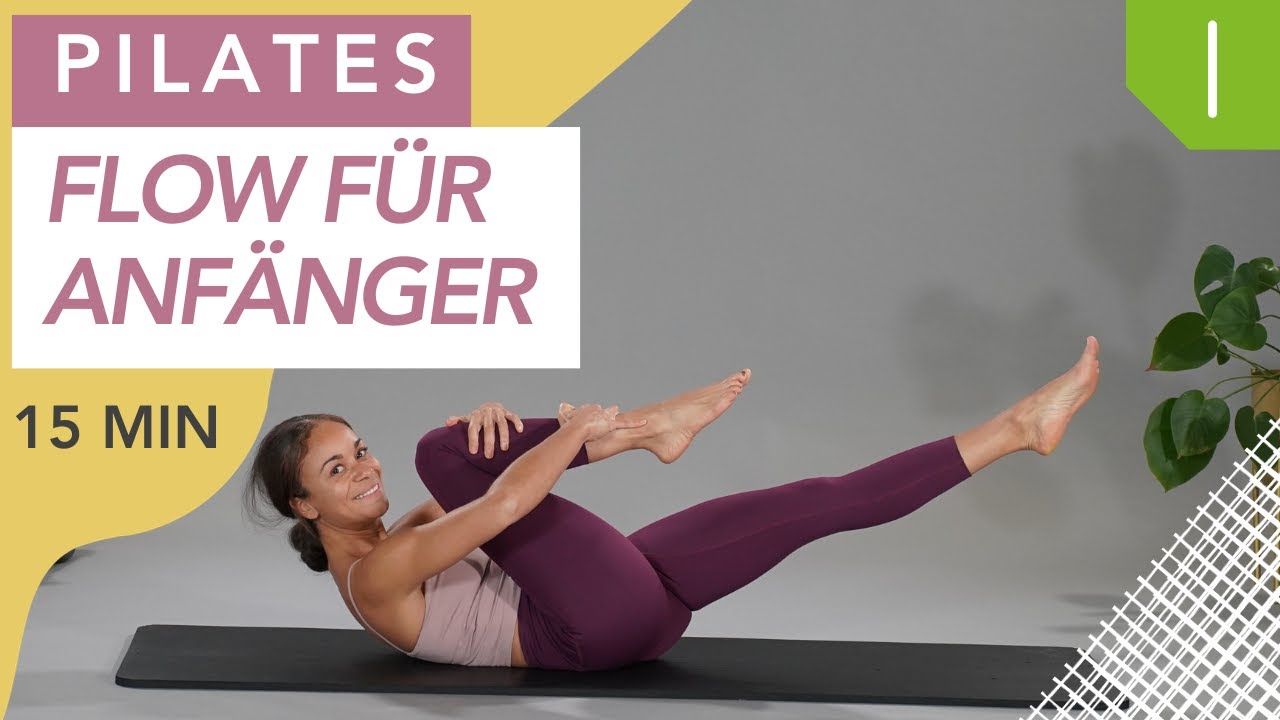 Pilates Flow für Anfänger - 15 Minuten Pilates Workout