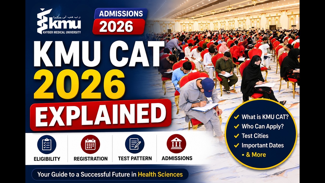 KMU CAT 2026 Explained | Complete Admission Test Guide | Eligibility, Registration & Test Pattern.