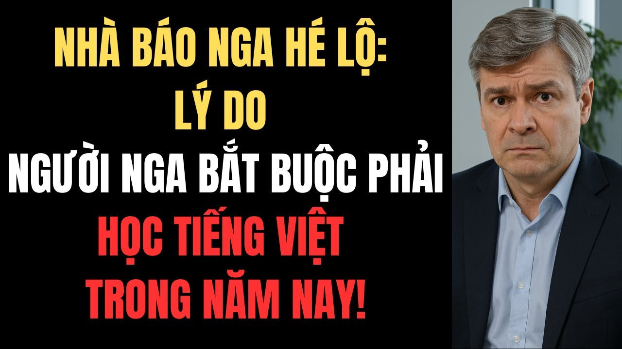 Nhà Báo Nga Hé Lộ “Lý Do Chúng Tôi Bắt Buộc Phải Học Tiếng Việt Trong Năm Nay!”