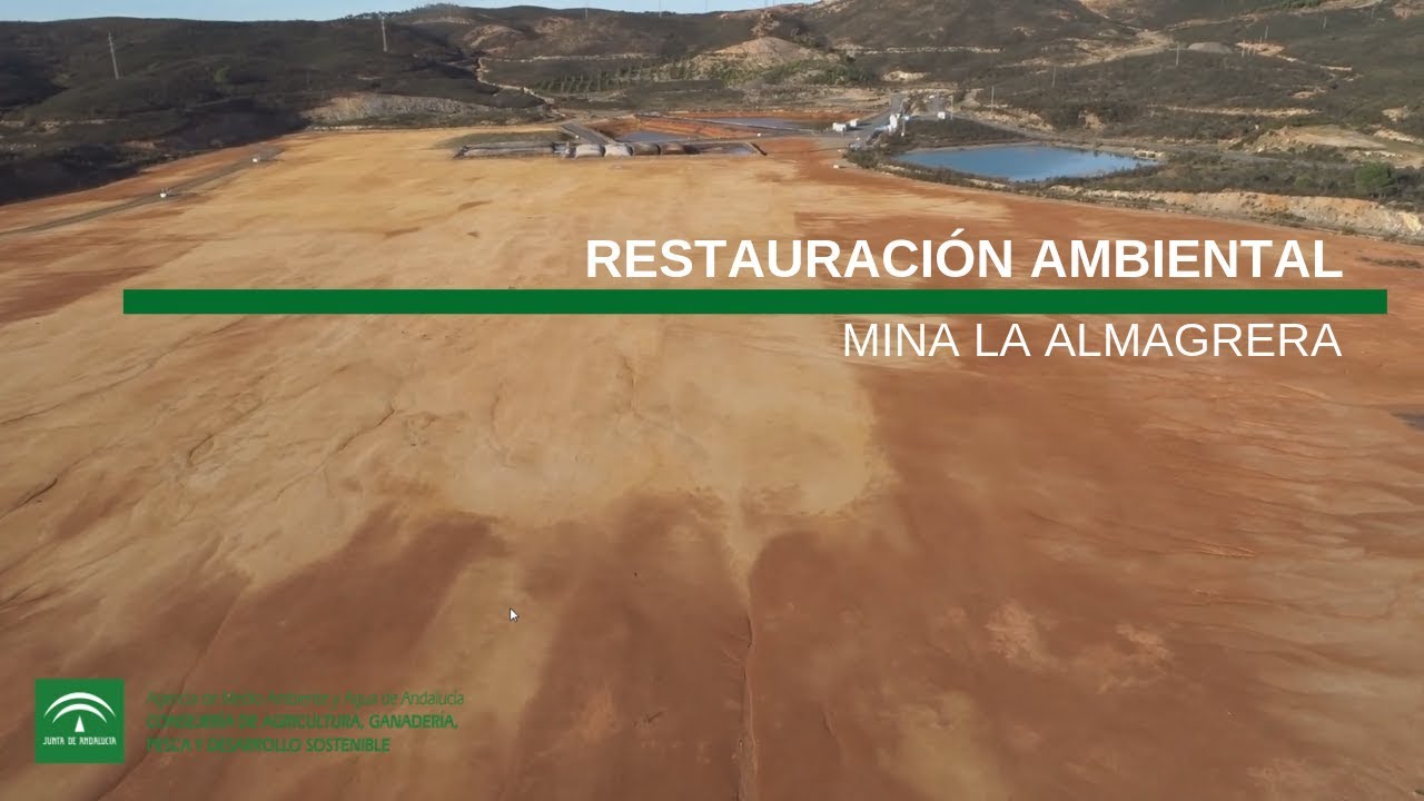 Trabajos de restauración ambiental en mina La Almagrera, Huelva