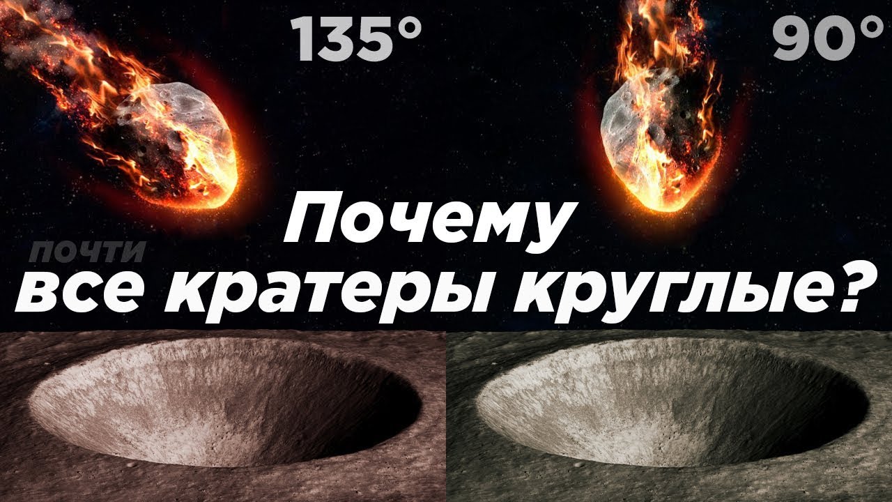 Почему все кратеры круглые? (почти)
