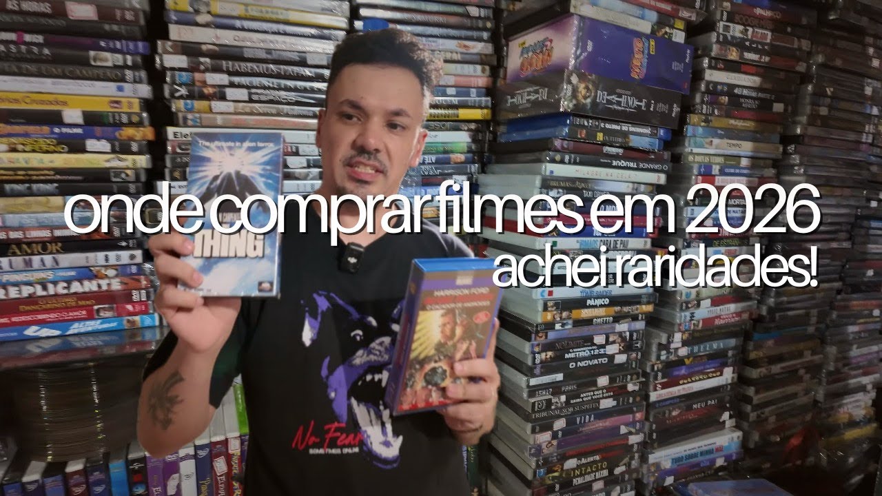 Garimpando filmes em sebos e lojas. Achei uma fita RARÍSSIMA