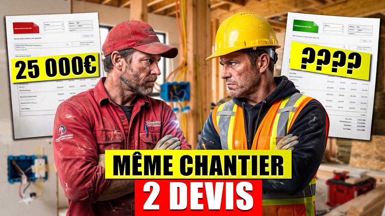 25 000€ DE TRAVAUX ⚡️2 DEVIS ÉLECTRICIENS PASSÉS AU CRIBLE
