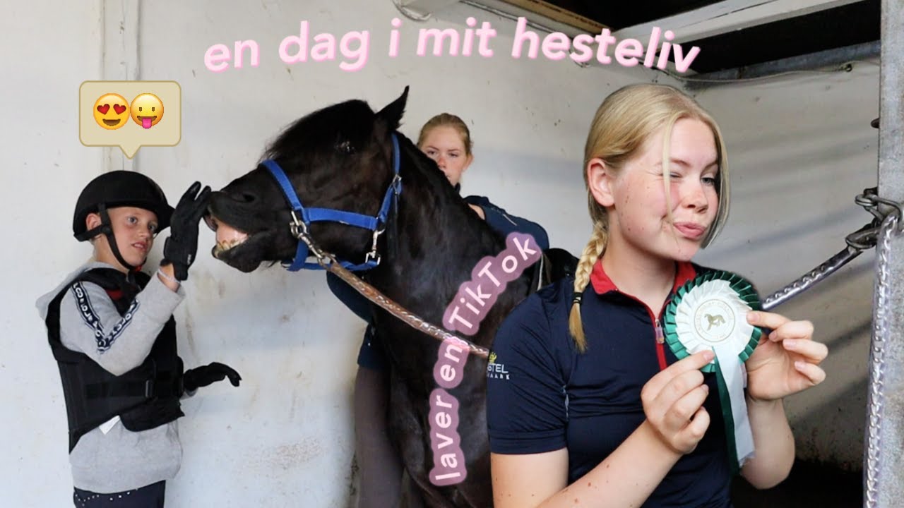 VLOG - LAVER TIKTOK, HYGGER I STALDEN OG G&Oslash;R KLAR TIL ST&AElig;VNE | Camillas Hesteverden