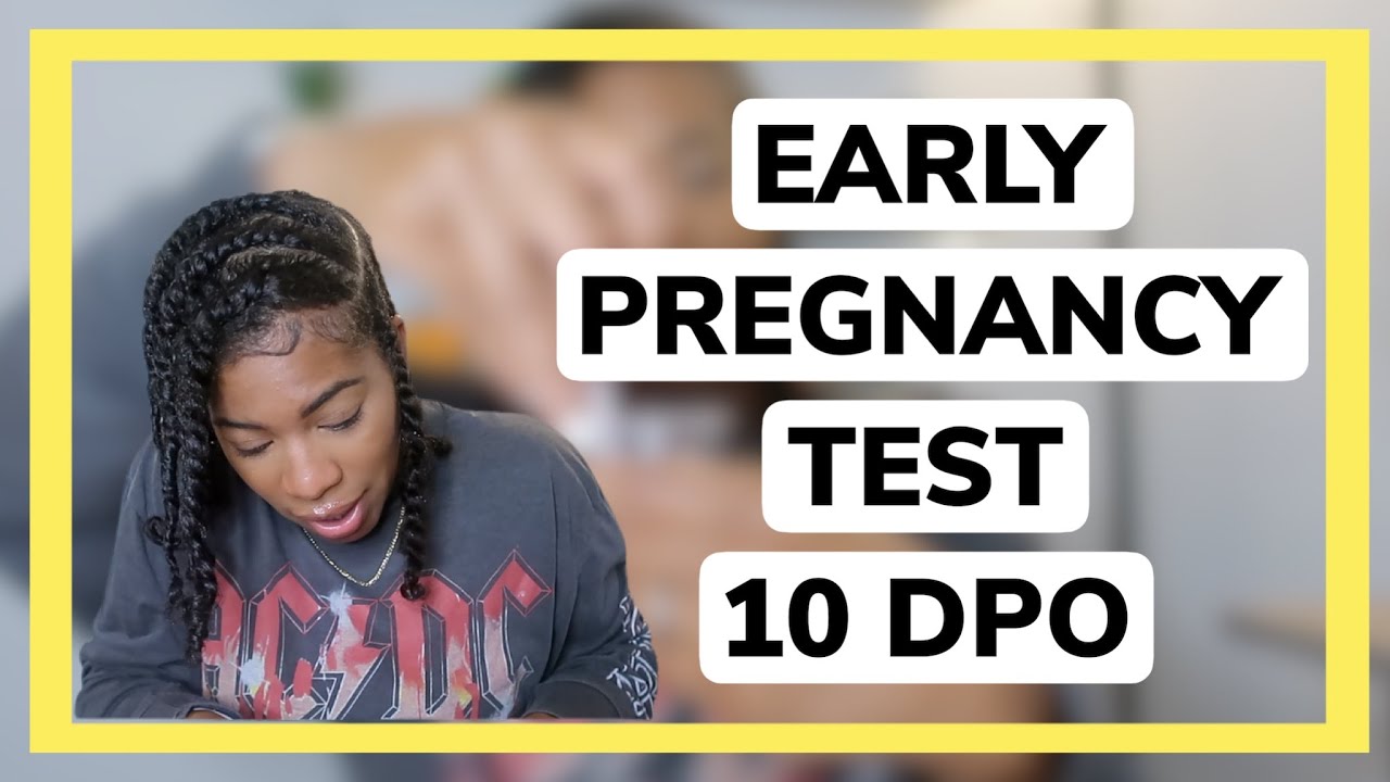 LIVE PREGNANCY TEST 10 DPO