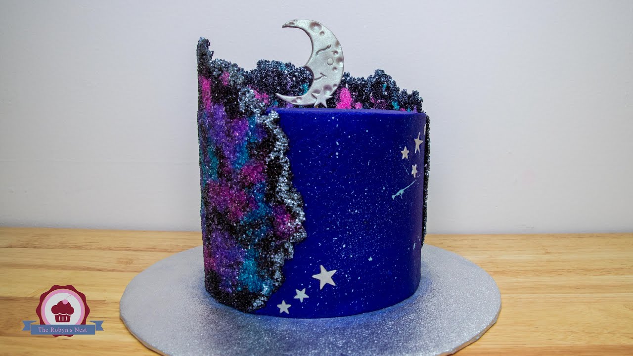Sugar Sheet Galaxy Cake