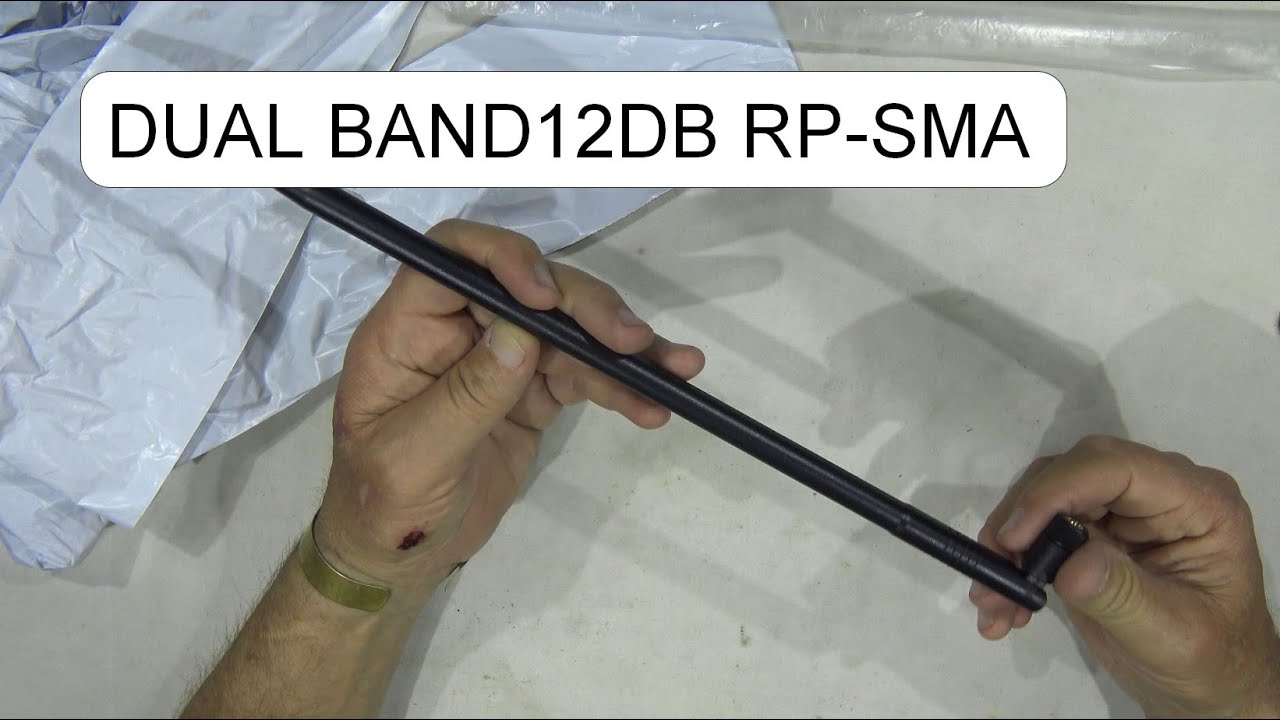 UNBOXING OMNI DIRECTIONAL 12DBI RP-SMA 2.4GHZ WIFI ANTENNA