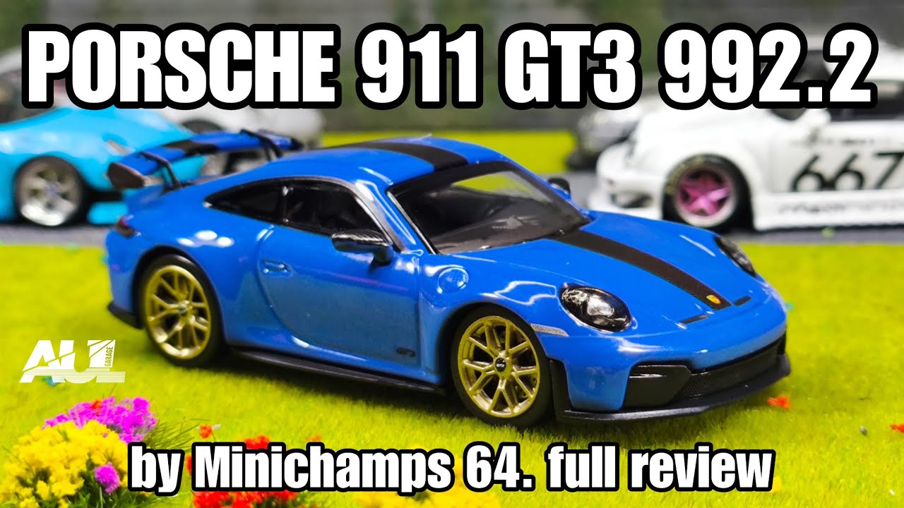 1/64 Porsche 911 GT3 992.2 by Minichamps Full Review. 