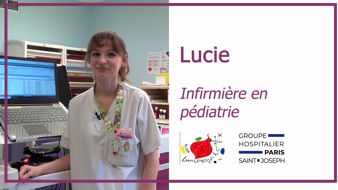 Lucie, infirmière en pédiatrie - Hôpital Marie-Lannelongue