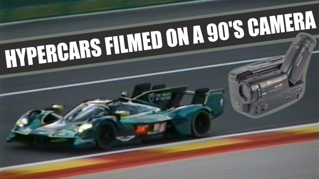 WEC Hypercars filmed on a 90's Sony Hi8 camera