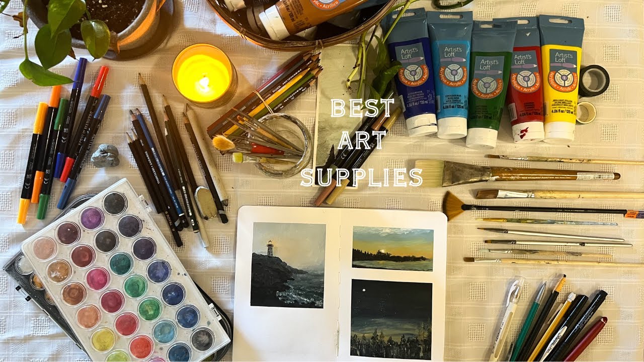 My Favorite Art Supplies!