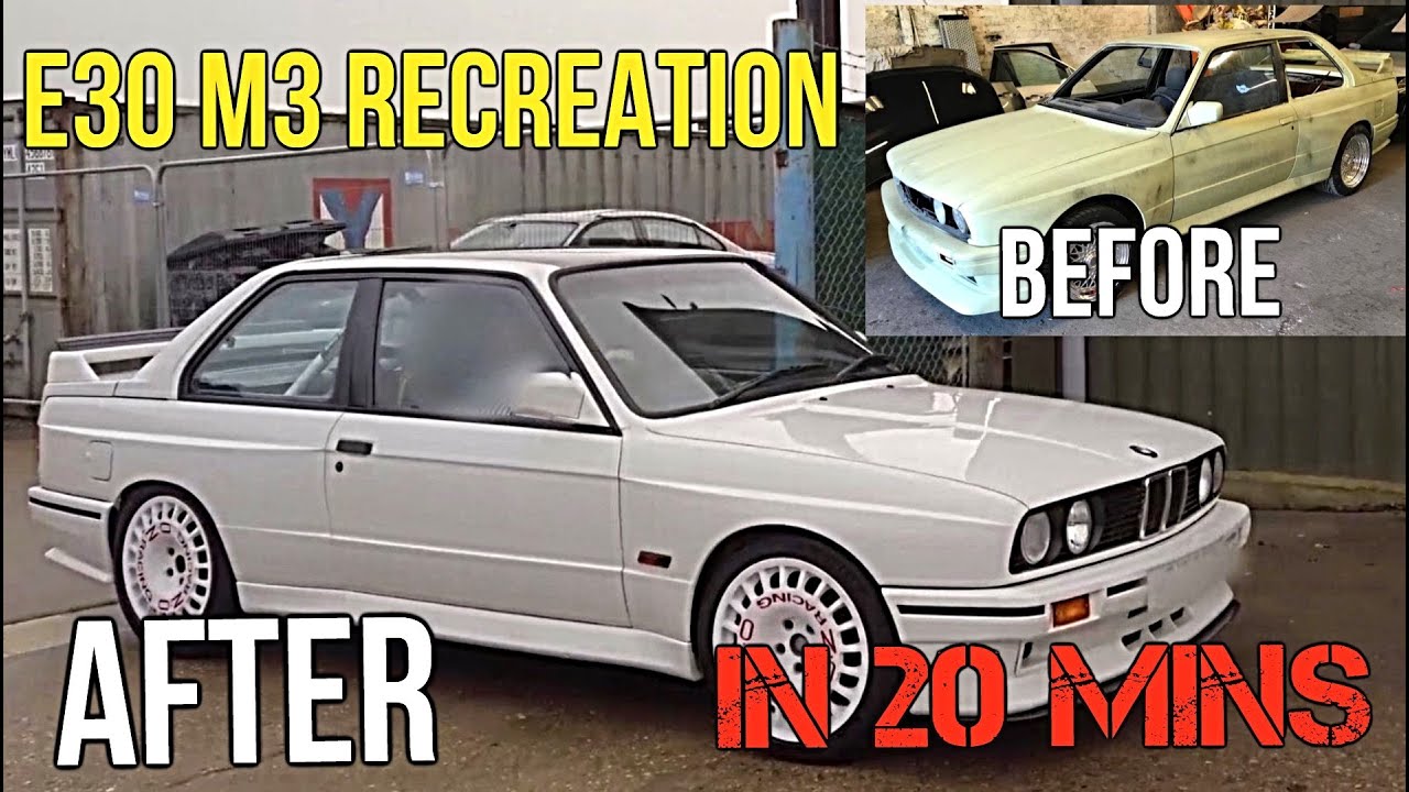 20 minute start to finish build E30 M3 Recreation