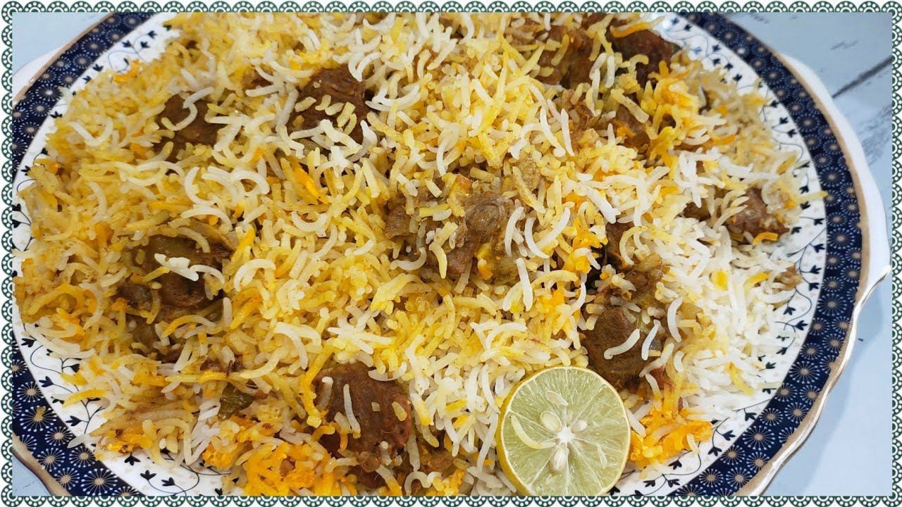 Hyderabadi Famous Zafrani Mutton Biryani | Hyderabadi Dum Biryani | Mutton Biryani By Cook With Fem