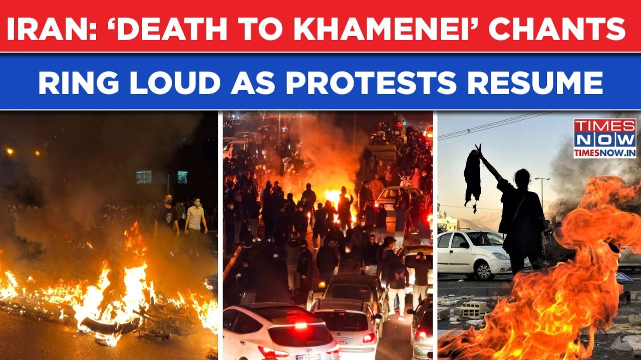 Iran On Edge: On Cam - ‘Death To Khamenei’ Chants Ring Loud As Protests Resume Amid US Tensions
