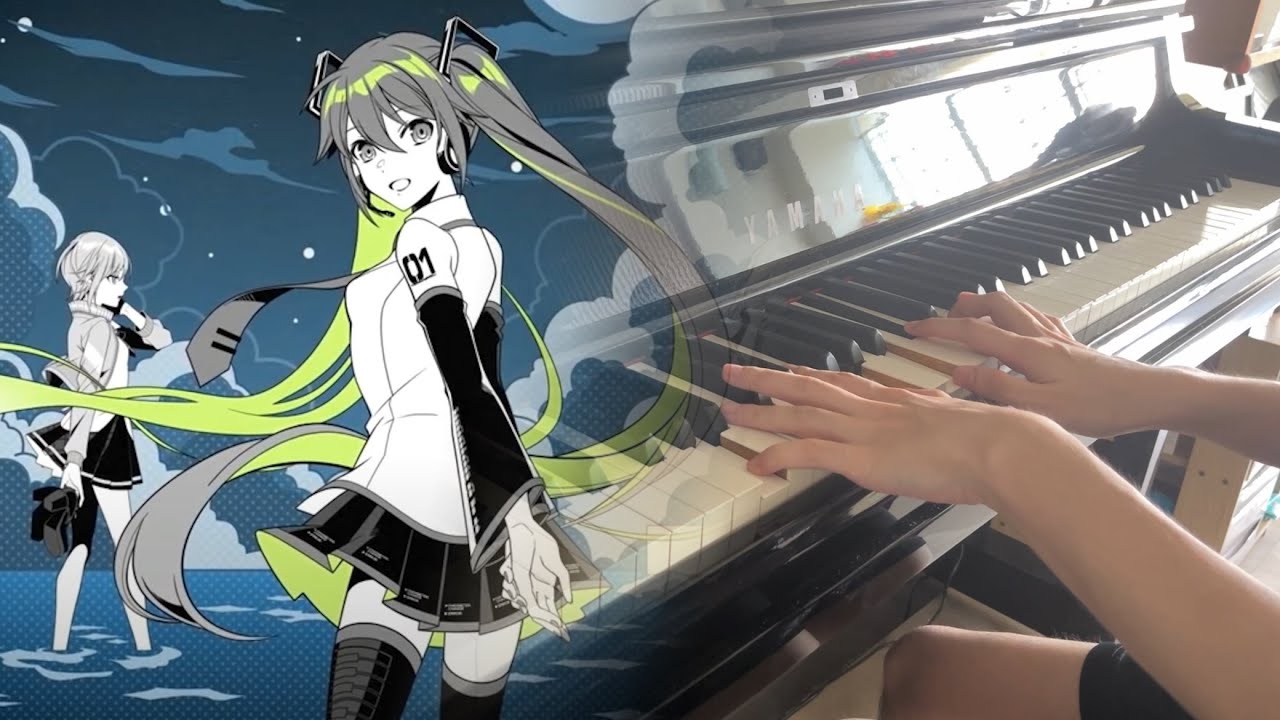 [PROSEKA] Shiho, Shizuku &times; Miku - Blue-Hue Paint Piano Cover