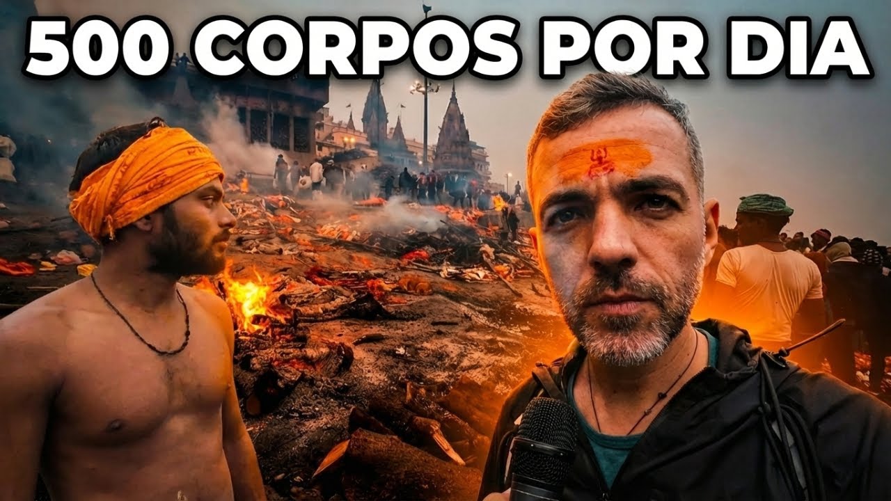 500 CORPOS POR DIA: A Realidade do Rio Ganges (Varanasi 🇮🇳)