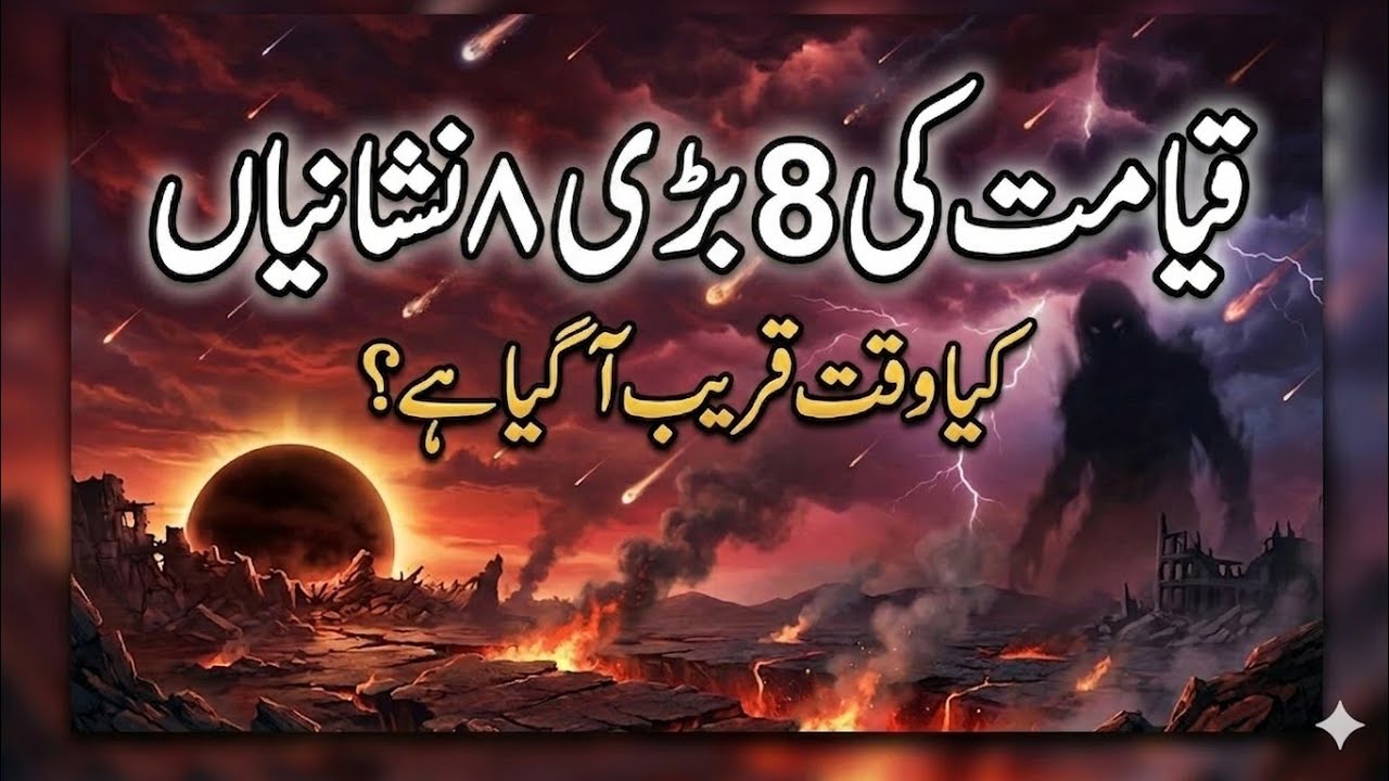 قیامت کی وہ 8 نشانیاں جن کا ذکر احادیث میں ہے || Signs of Qiyamah#generalknowledge 
