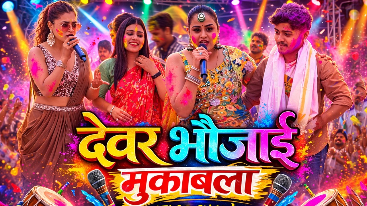 देवर भौजाई मुकाबला |  Holi Stage Show 2026 | Bhojpuri holi Song | प्रियाशु सिंग डिम्पल सिंग होली