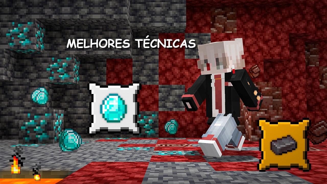 Como encontrar DIAMANTE e NETHERITE fácil e rápido no MINECRAFT 1.21 - Tutorial