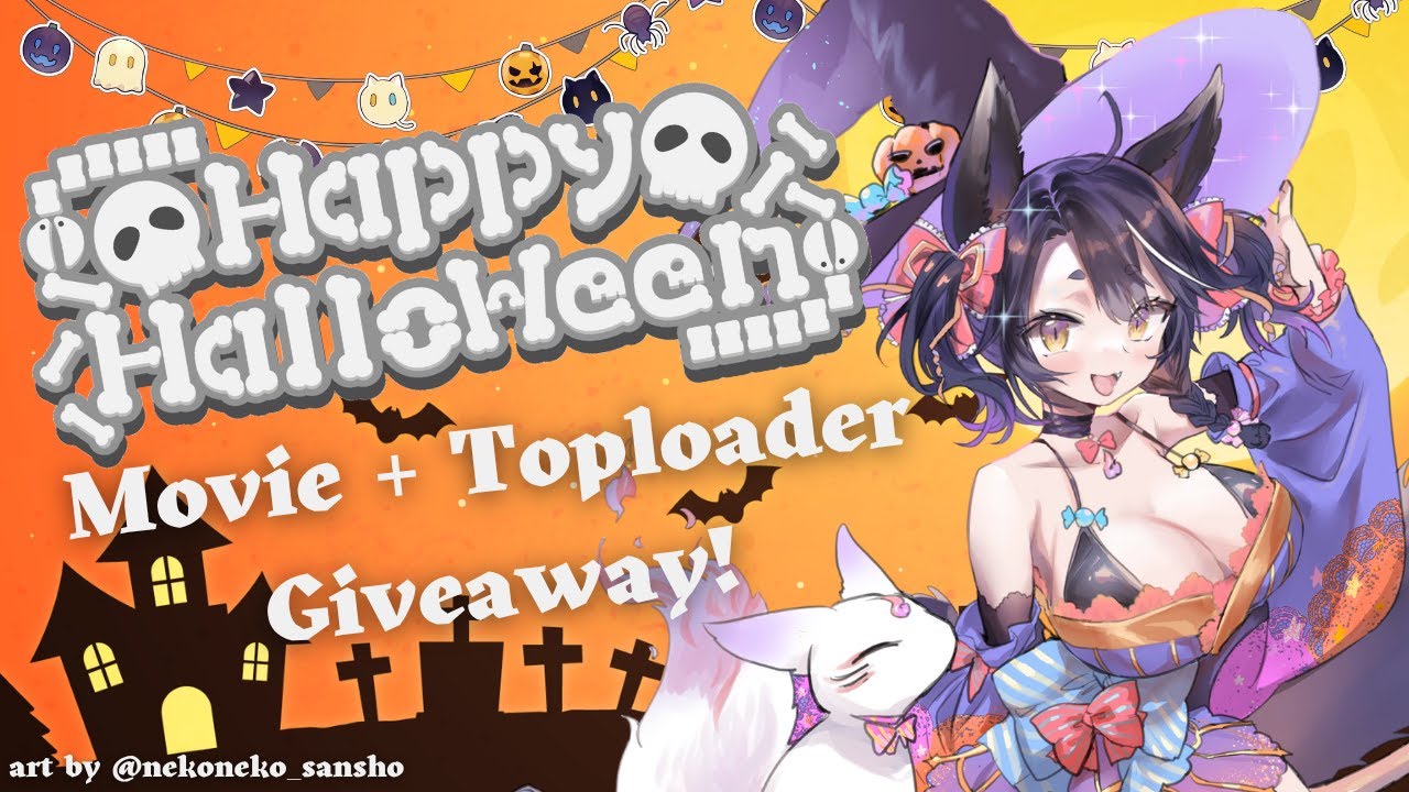 HAPPY SPOOPY-WEEN! | Movie + Toploader Decorating | Hayami Mae ENVtuber