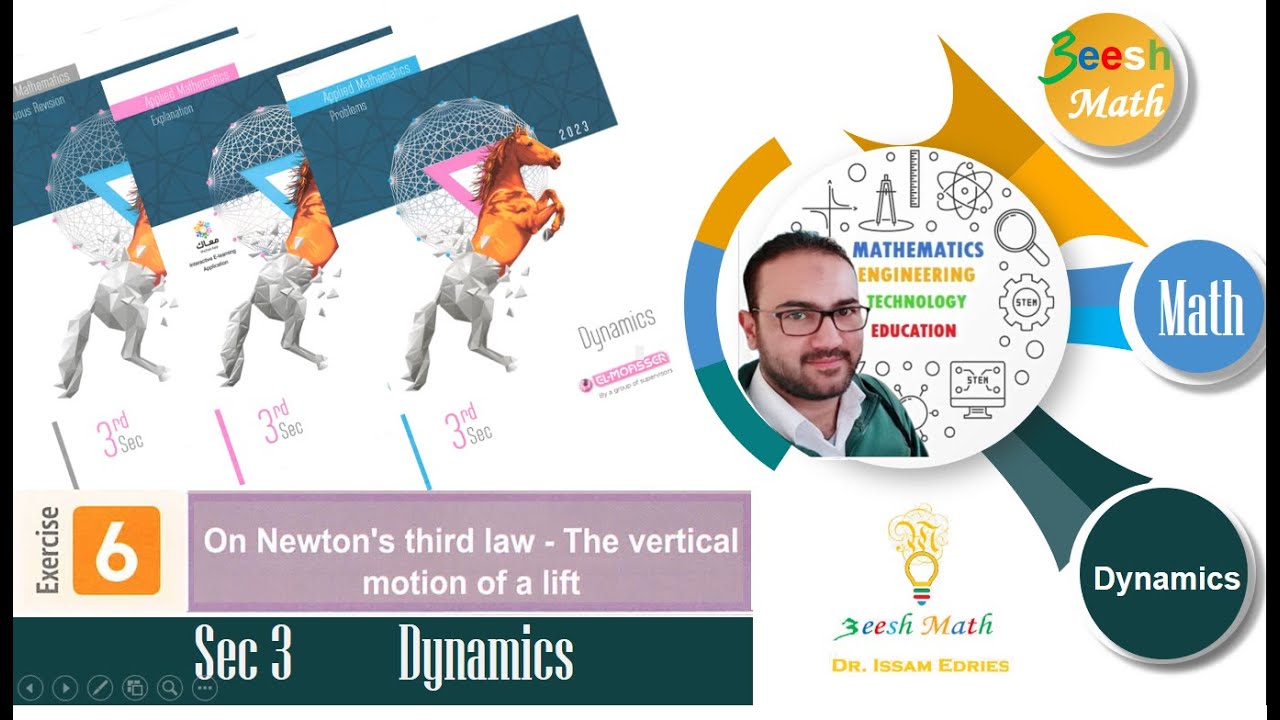 Sec 3 Dynamics The Newton`s Third Low Exercise 5 - المعاصر EL Moaasser 2023