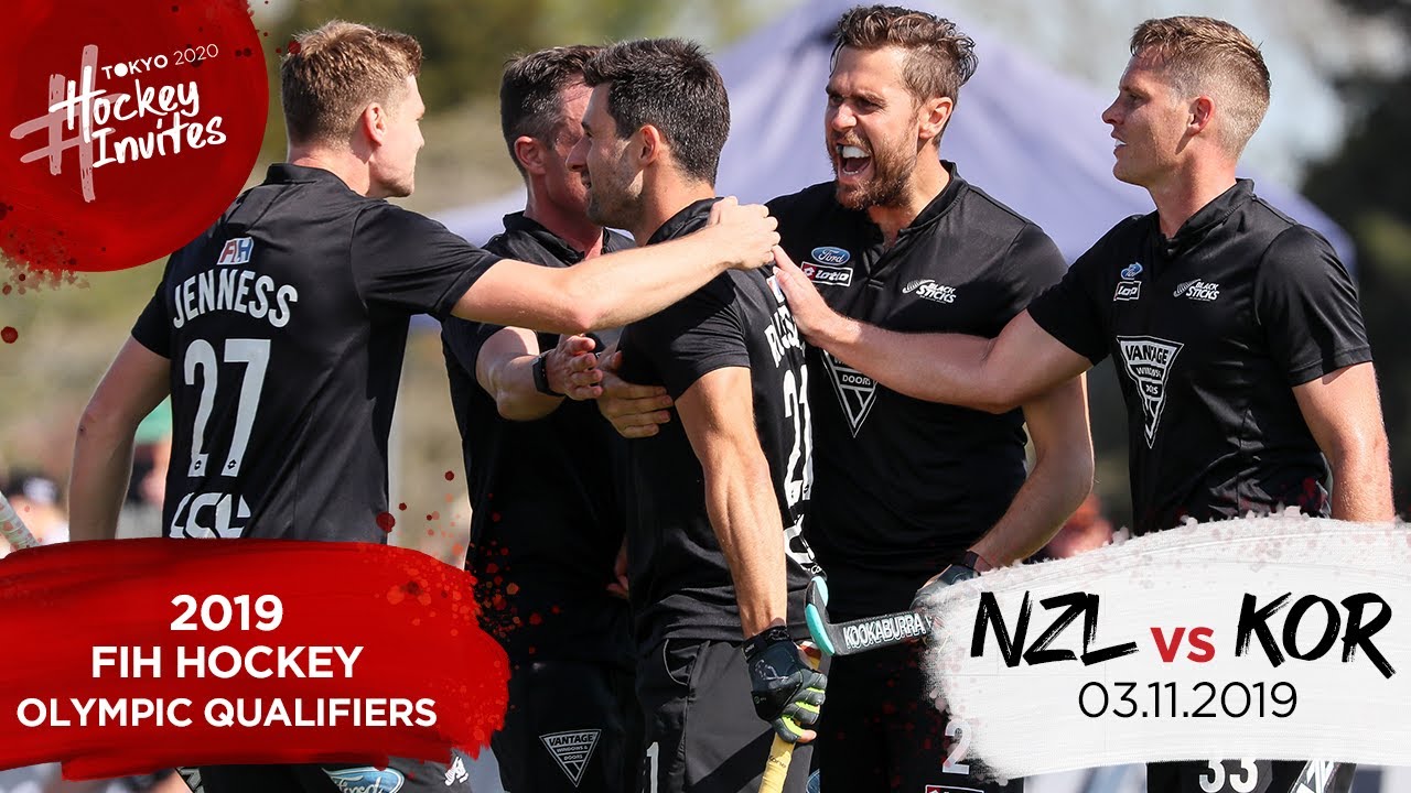 Replay: 2019 FIH Hockey Olympic Qualifier - New Zealand vs Korea, Game 2