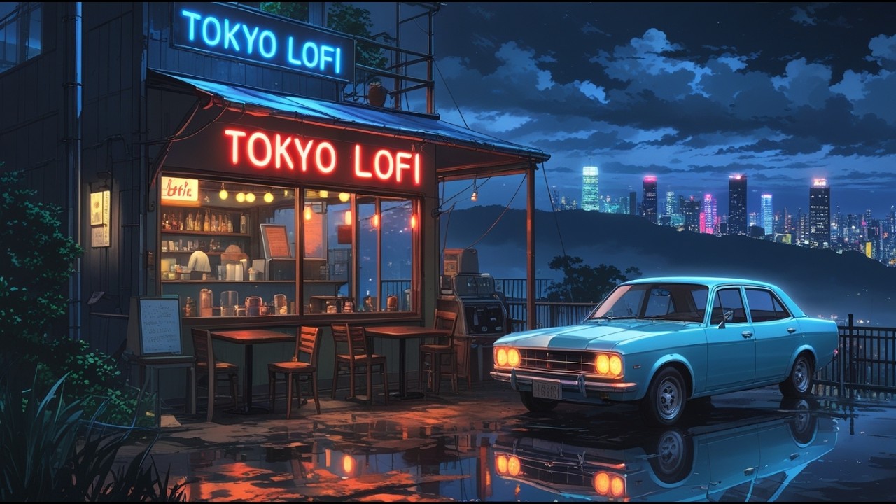 Peaceful Focus Music 🎧 | 80's Tokyo Chill Beats for Calm Productivity