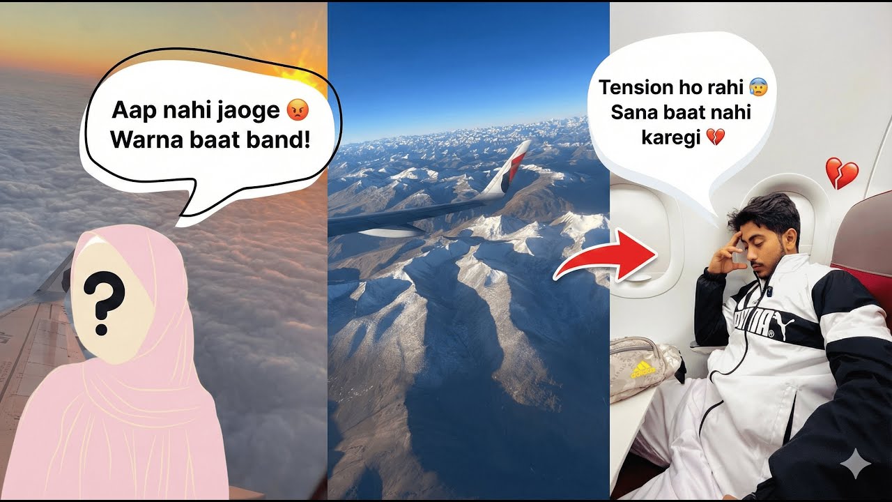 Sana ne mana kiya… fir bhi main Trip pe chala gaya 😭✈️