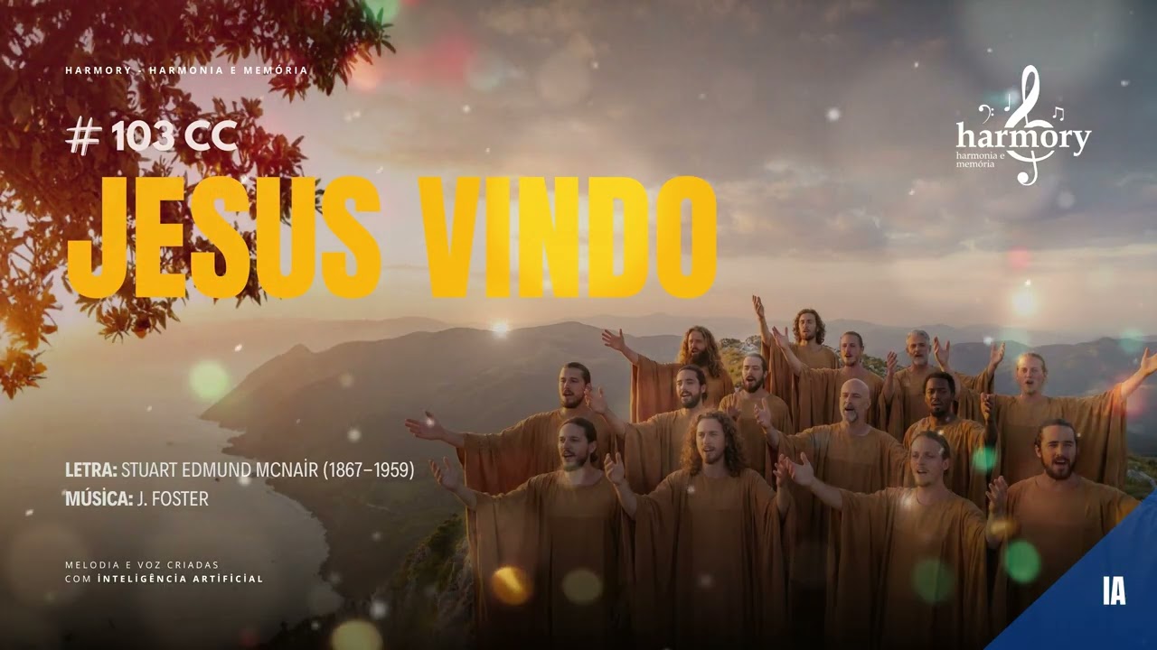 JESUS VINDO - 103CC | A Bíblia diz-nos que Jesus no mundo reinará (Harmory Choirs)