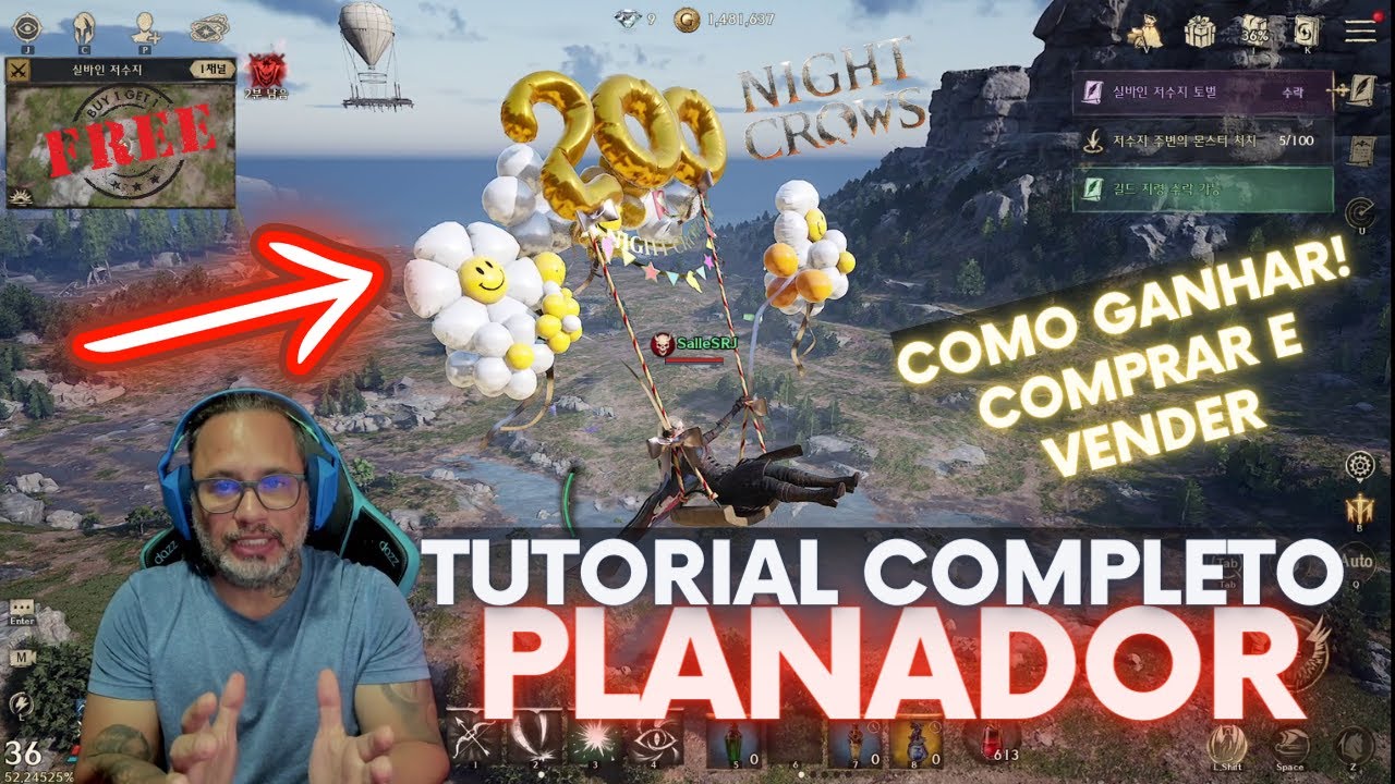 NIGHT CROWS - PLANADORES TUTORIAL COMPLETO