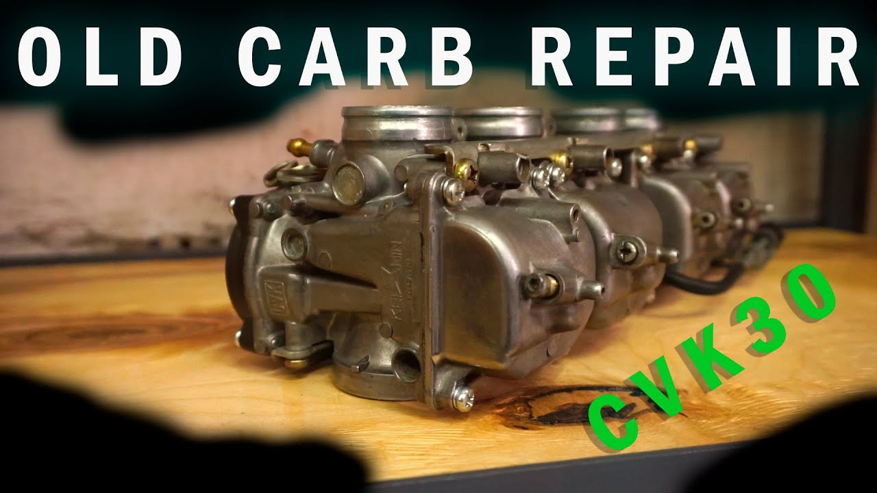 Keihin CVK 30 Cleen and repair | Чистка и восстановление старых карбов от Кавасаки