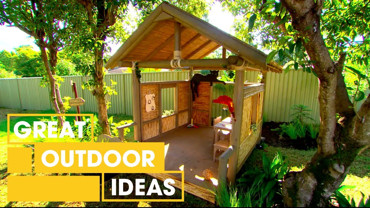 How To Make Your Own Jungle-Book Inspired Cubby House | Outdoor | Great Home Ideas