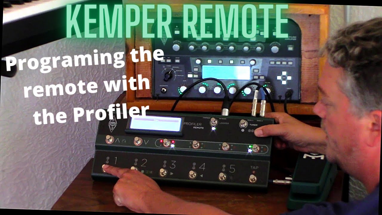 The Kemper Remote!! -Programming the remote with the Profiler