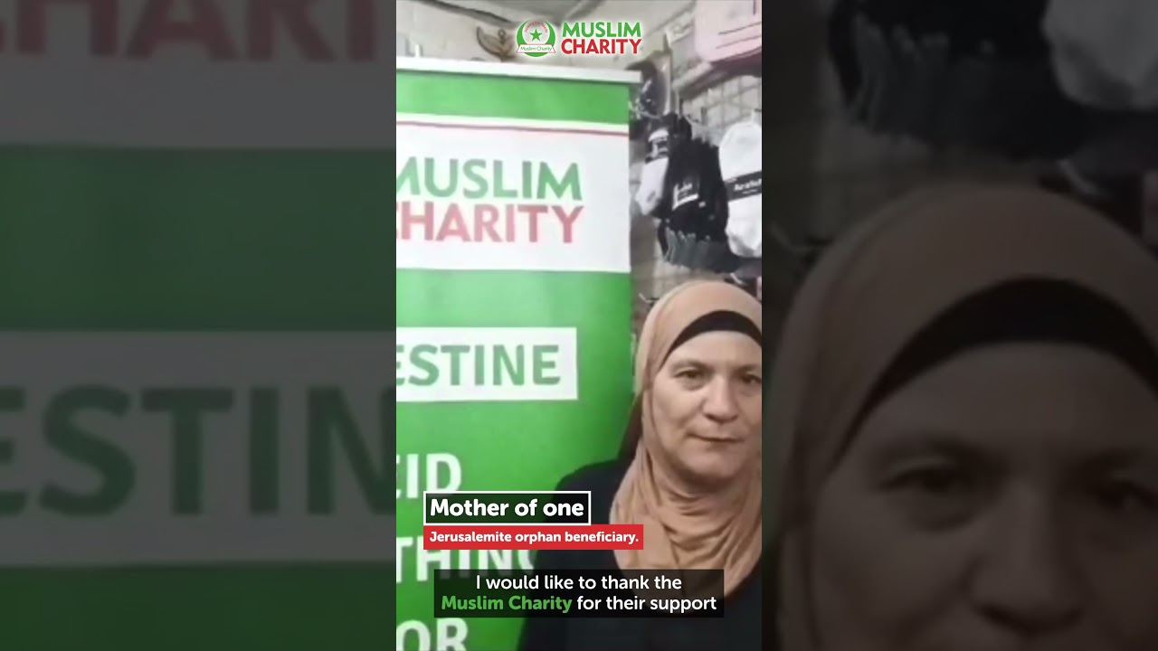 Muslim Charity brings smiles to Jerusalem's orphans with new clothes and Eid gifts! 🌙✨🎁