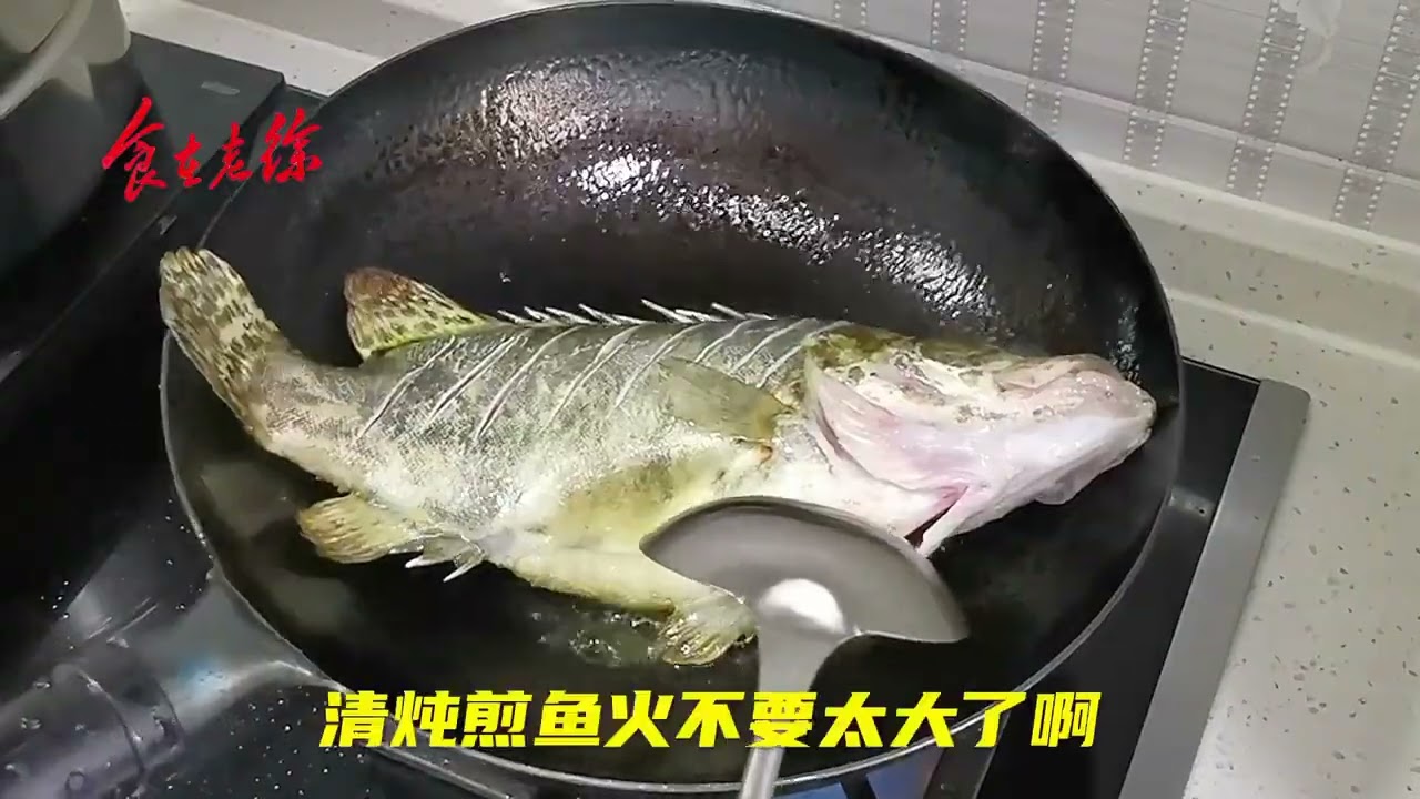 年夜饭之清炖鳌花鱼，汤色奶白原汁原味，三花之首除了鲜还是鲜 #美食 #清炖鳌花鱼#年夜饭