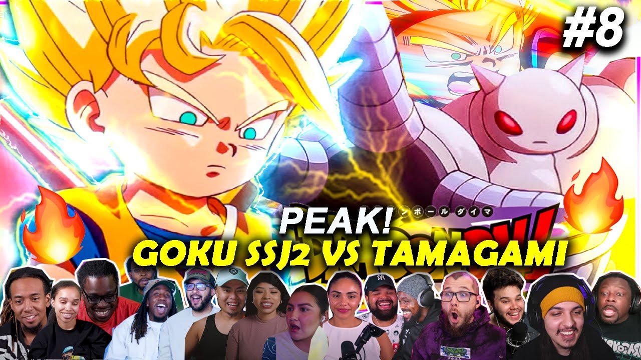 PEAK! GOKU SSJ2 vs TAMAGAMI⚡🔥[+23 Reactors] Dragon Ball Daima Ep 8 Reaction Mashup 🐲ドラゴンボールダイマ