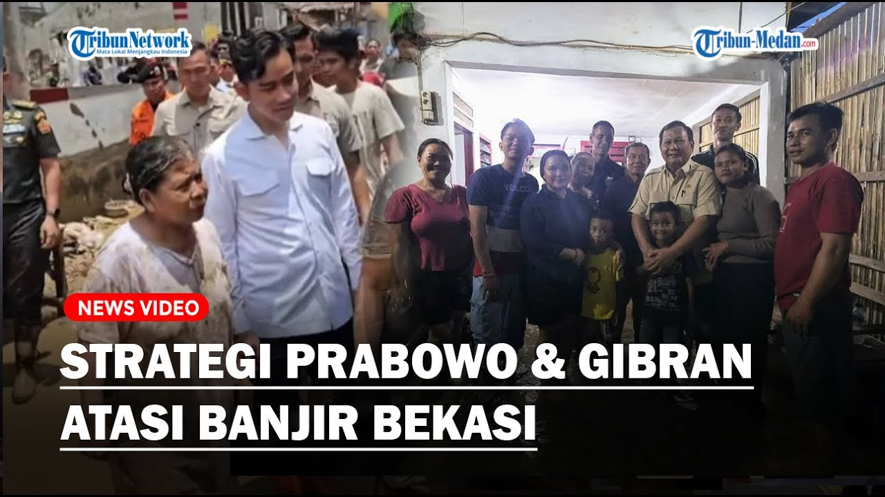 BEDA Cara Presiden Prabowo dan Gibran Rakabuming Atasi Banjir Bekasi, Langsung Perintah Pejabat❗