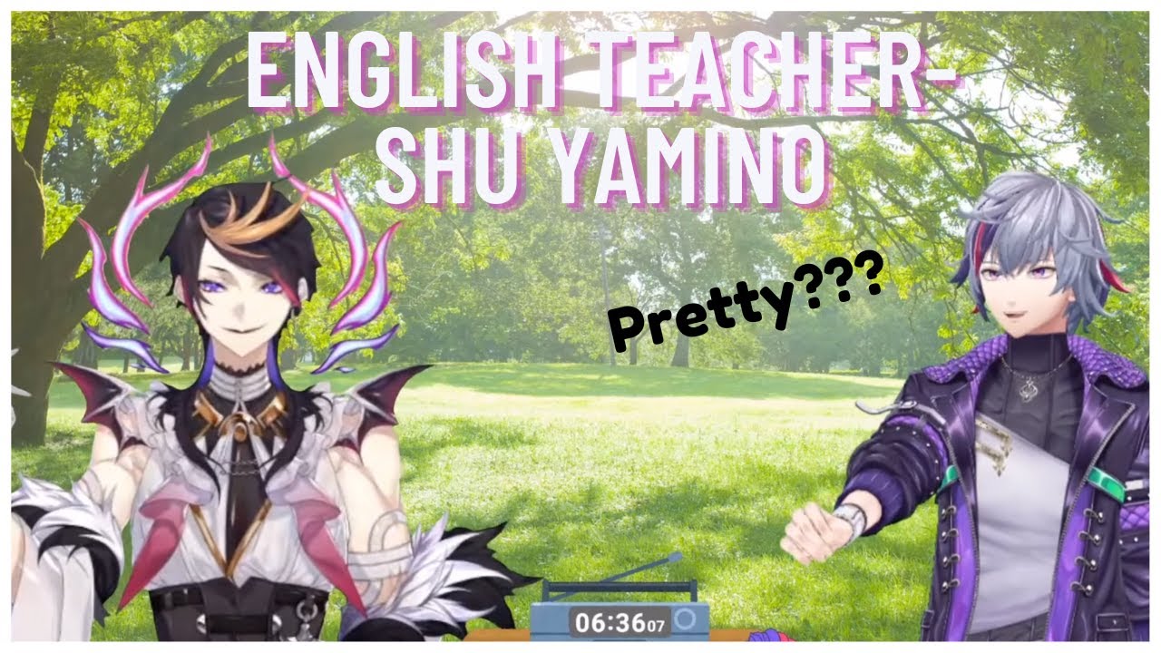 [Eng Sub] Fuwa Minato practises his English with Shu Yamino [Nijisanji]