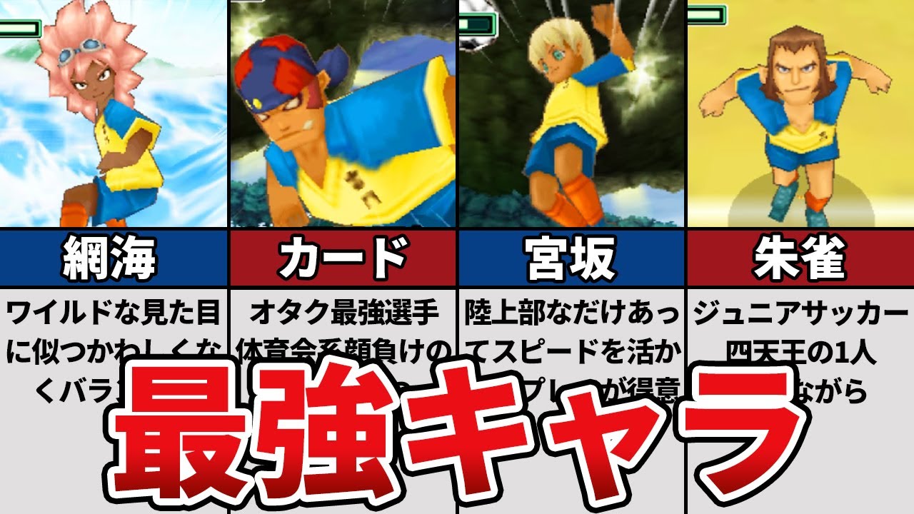 イナズマイレブン2の最強ディフェンダーランキングTOP5