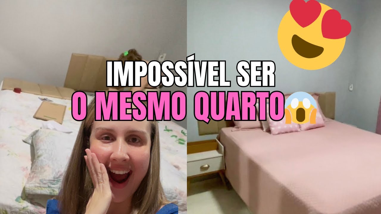 IMPOSSÍVEL SER O MESMO QUARTO 😱 | Antes e Depois da Organização 