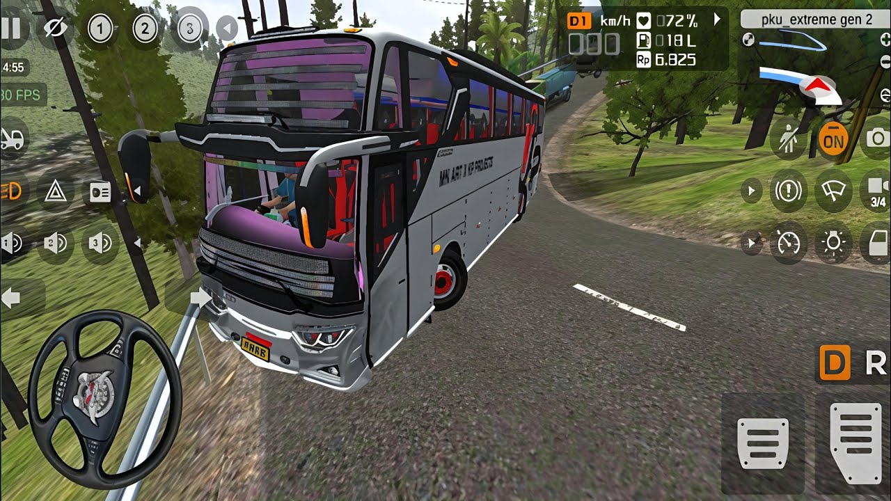 Jakarta to Wonosobo Bus Drive 🚍 | Realistic Bus Simulator Indonesia | Extreme Hill Road Gameplay