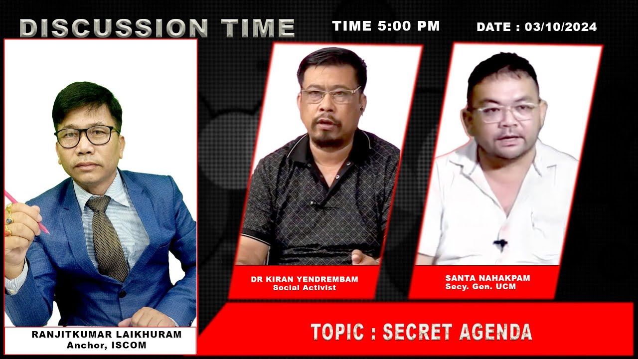 SECRET AGENDA || DISCUSSION TIME || 5:00 PM || 3rd OCT 2024