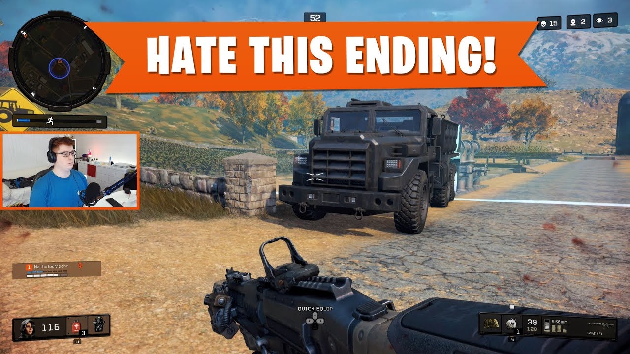 HATE THIS ENDING! | Black Ops 4 Blackout | PS4 Pro