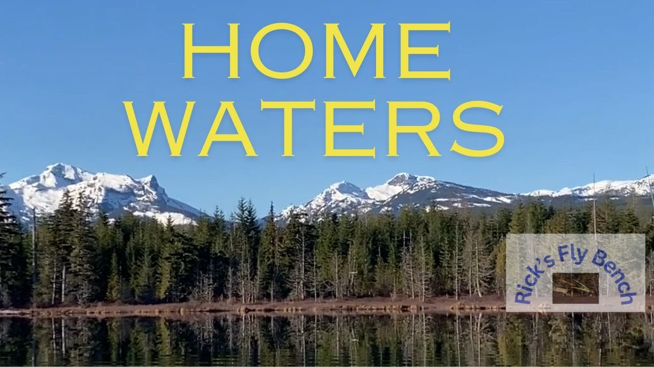 Fly fishing big trout on Vancouver Island