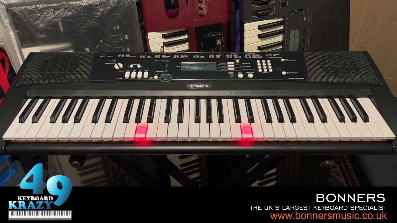 Yamaha EZ-220 Keyboard - 101 Demonstration Songs Part 3/3