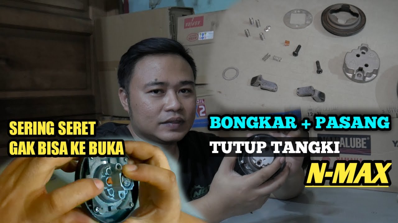 BONGKAR PASANG TUTUP BENSIN NMAX | HOW TO REPAIR TANK  CAP